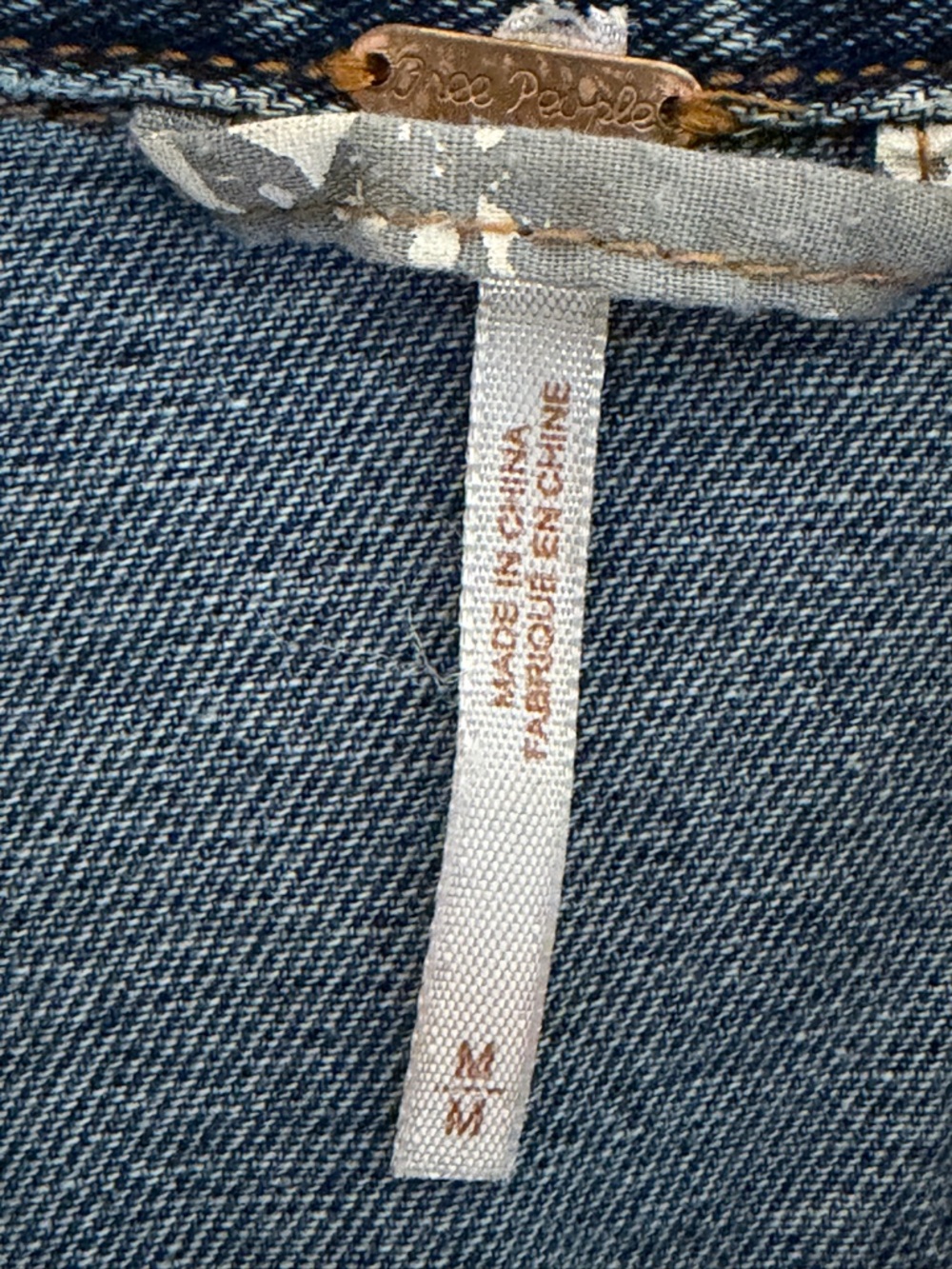 Free People jean jacket - Picture 3 of 3